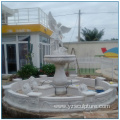 White Marble Religious  Angel Water Fountain